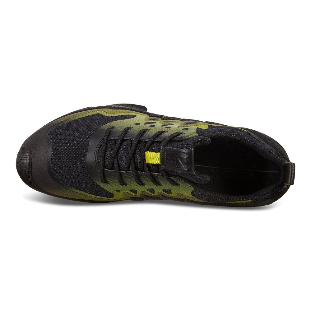 Tenis De Montaña Hombre - ECCO Biom Aex Bajos Two-Tone - Negros/Verdes - IQP364925